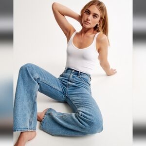 Abercrombie & Fitch The 90's Relaxed High Rise Jean Size 00 XS